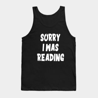 Sorry i was reading Tank Top